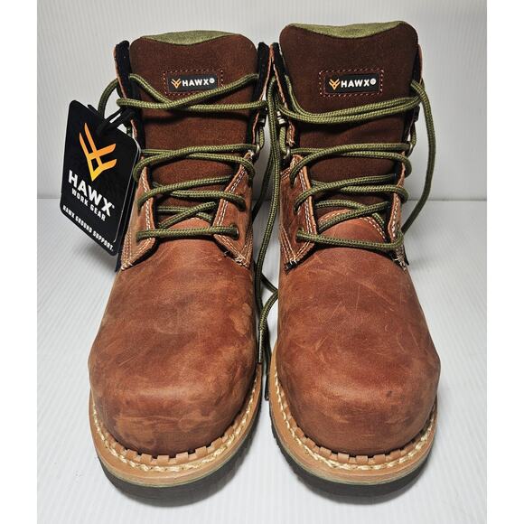 HAWX Work Gear Women’s Waterproof Composite Toe Work leather Boots NEW - Picture 2 of 10